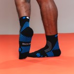 Calcetines Pata De Chucho Carrera - Talla L (Negros)