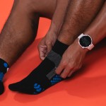 Calcetines Pata De Chucho Carrera - Talla L (Negros)