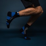 Calcetines Pata De Chucho Carrera - Talla L (Negros)