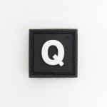 Parche letra Q
