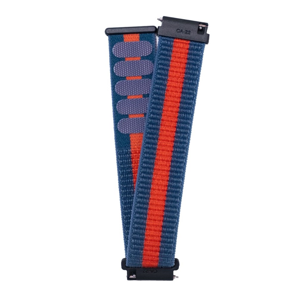 Pulsera T7 y T8 velcro azul-naranja