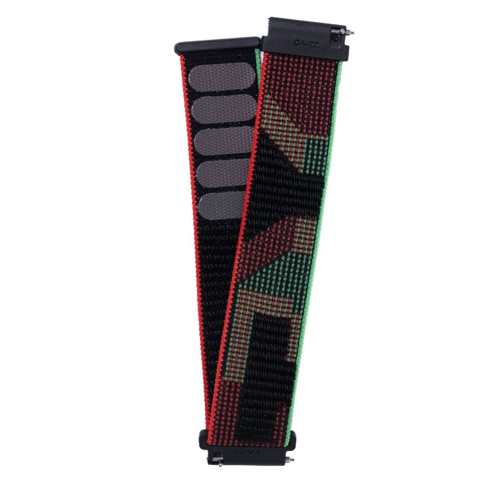 Pulsera T7 y T8 velcro negro verde-rojo Pulsera T7 y T8 velcro negro verde-rojo