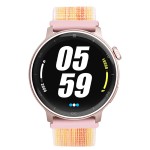 Reloj T8 Rosa + Pulsera velcro rosado-durazno