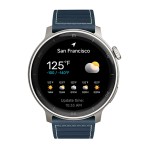 Reloj T8 Gris + Pulsera azul c/bordado