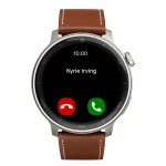 Reloj T8 Gris + Pulsera cuero café