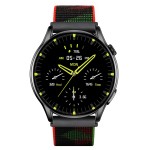 Reloj T7 Negro + Pulsera velcro negro verde-rojo